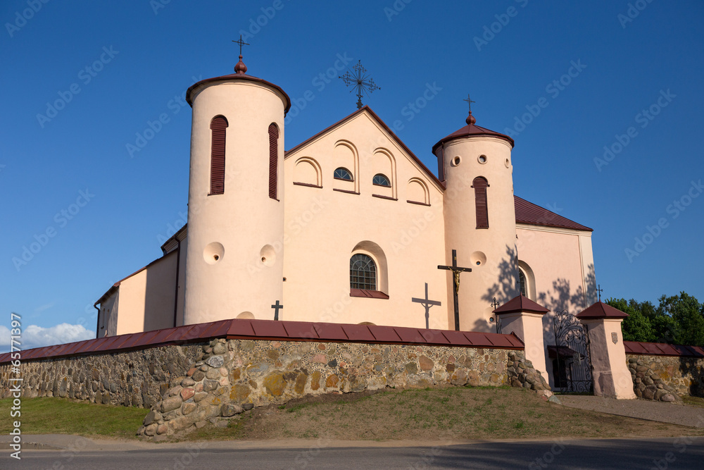 Old catholic church in Belarus (Kamai)