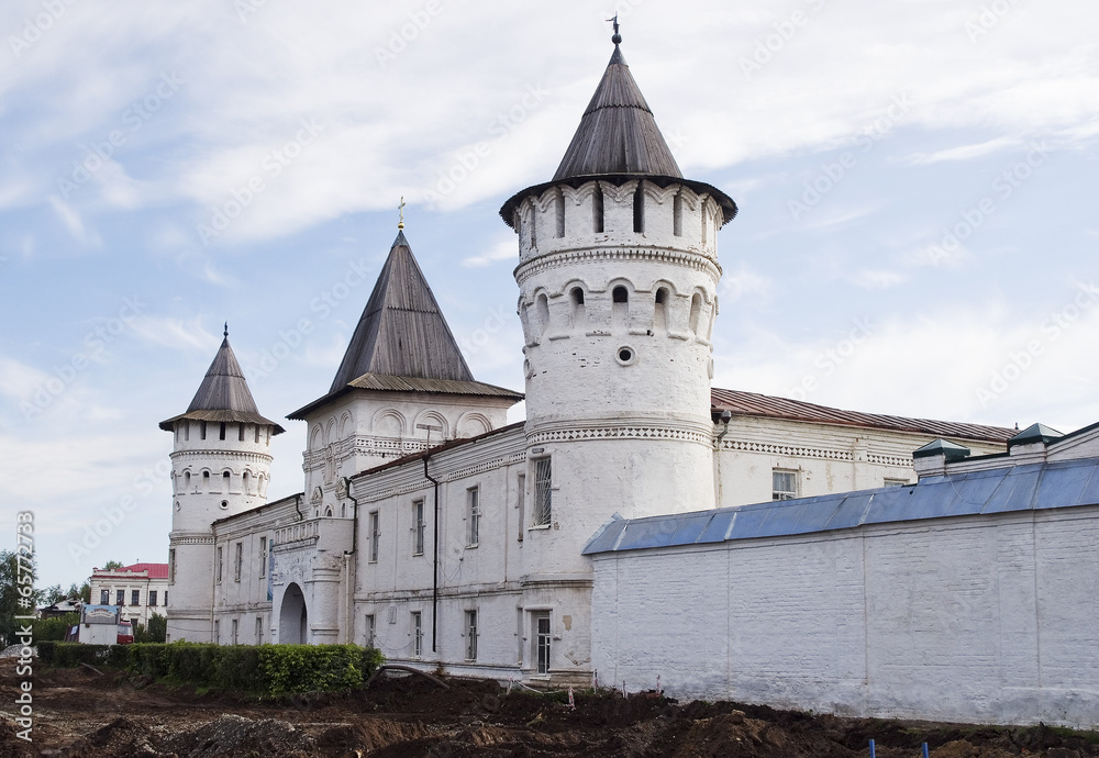 Fototapeta premium Guest Yard in Tobolsk