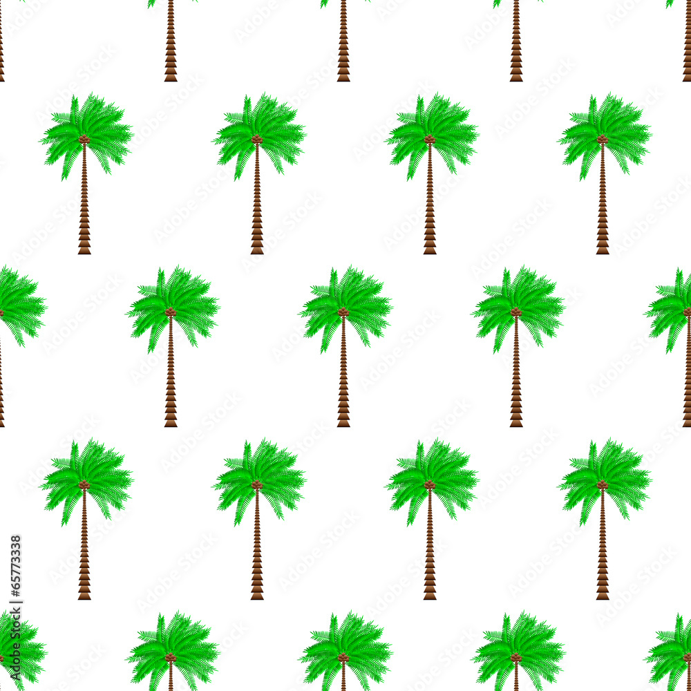 Palm tree seamless pattern