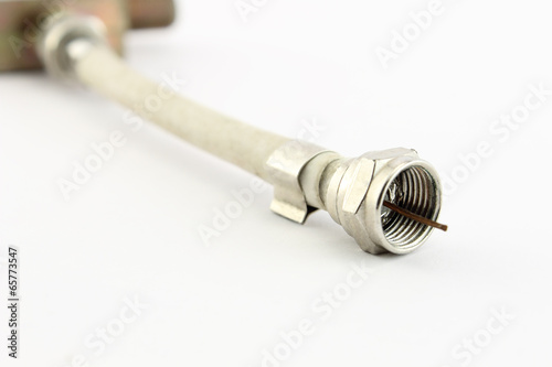 Принти на полотні Coaxial TV cable with connector