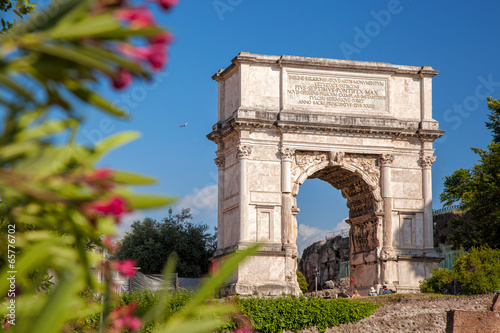 Famous Roman ruins in Rome, Capital city of Italy © Tomas Marek