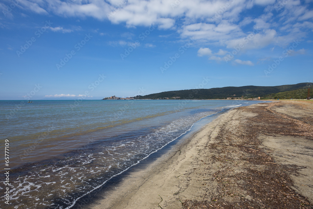 Beach in Talamone