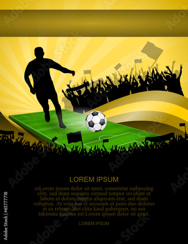 fussball-plakat XXII