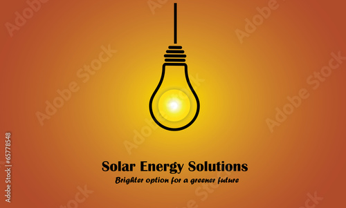 evening sun sunset solar energy light bulb idea solution concept