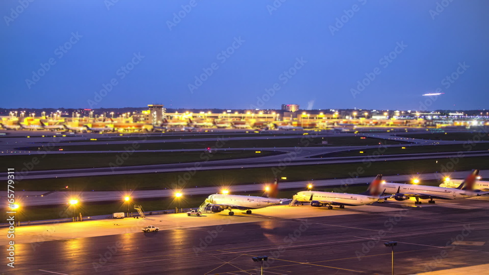 Airplane Time Lapse Airport