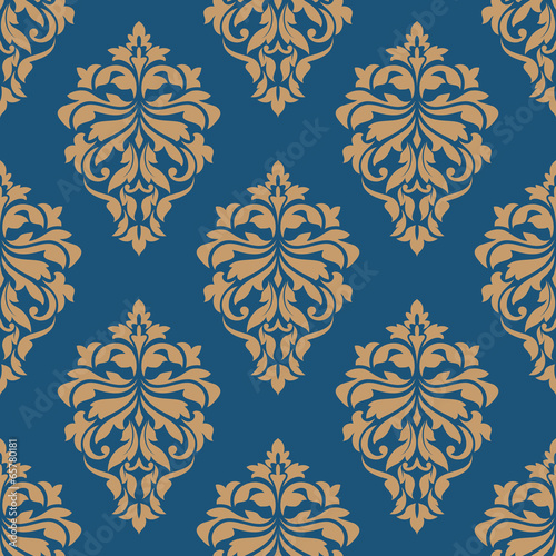 Elegance floral damask seamless pattern