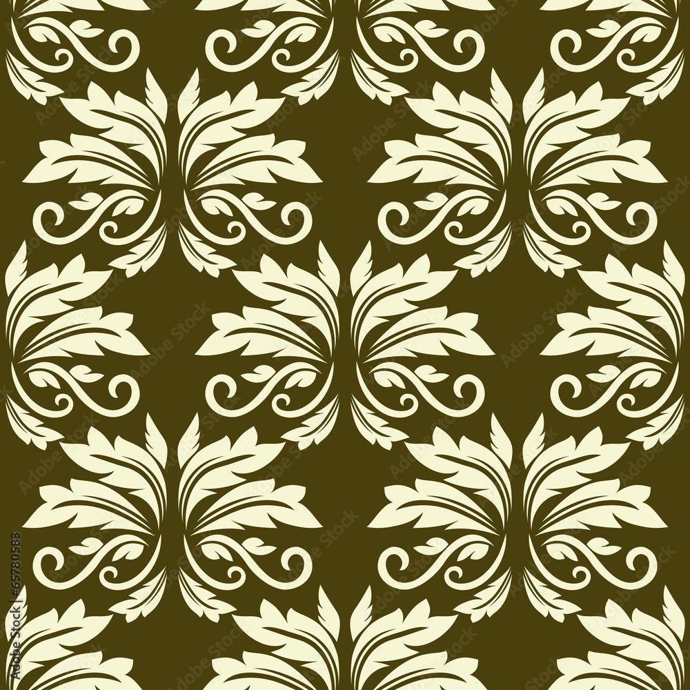 Floral seamless arabesque pattern Floral seamless arabesque pattern