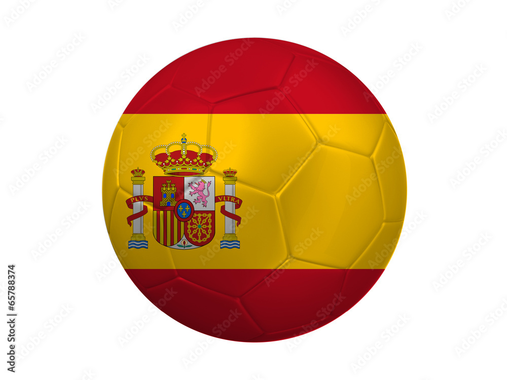 Fototapeta premium Spain Football Flag