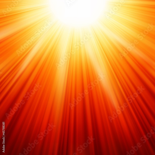 Star burst red and yellow fire. EPS 10