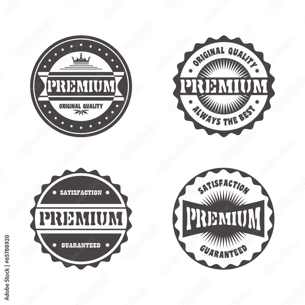 Fototapeta premium label sticker