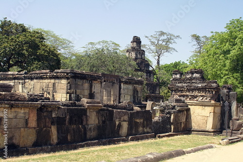 Beautiful ancient hinduist temple photo