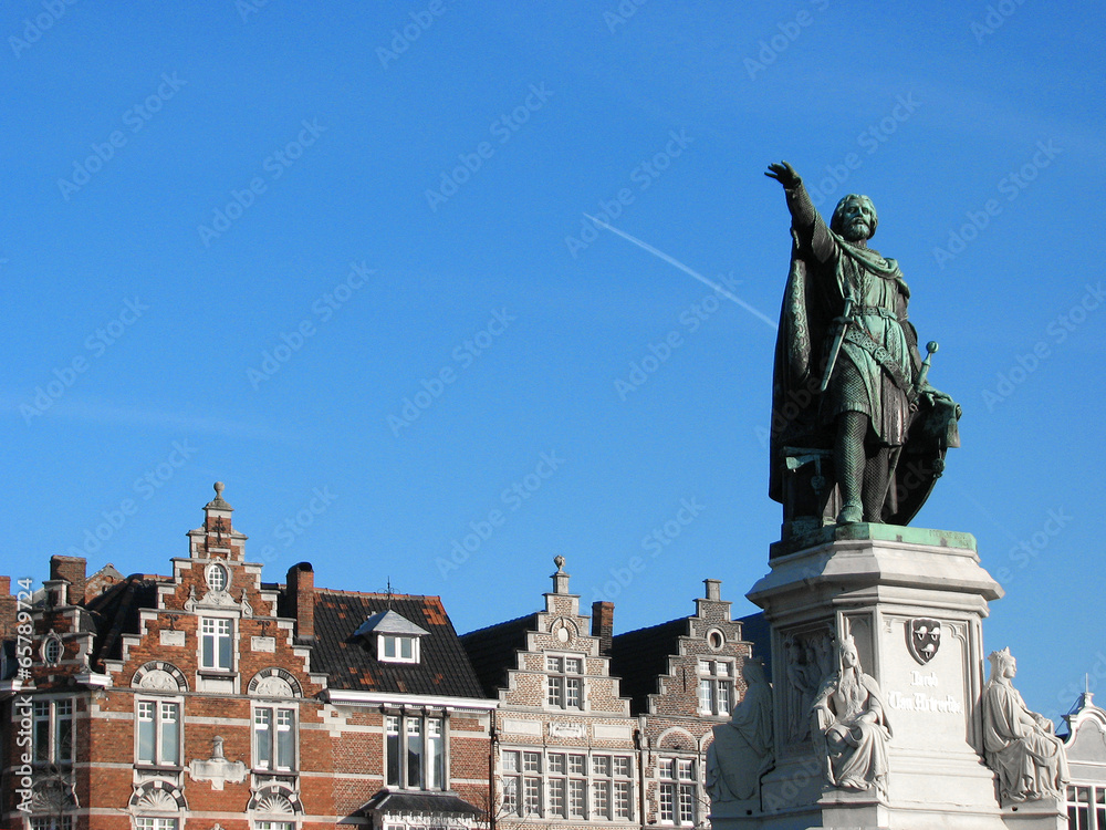 Fototapeta premium Belgique / Gand - Statue de Jacob van Artevelde
