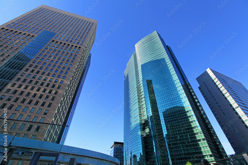 Downtown corporate business district Downtown corporate business district