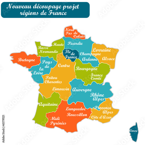 Nouvelle Carte Des Regions De France Projet Stock Vector Adobe Stock Nouvelle Carte Des Regions De France Projet Stock Vector Adobe Stock