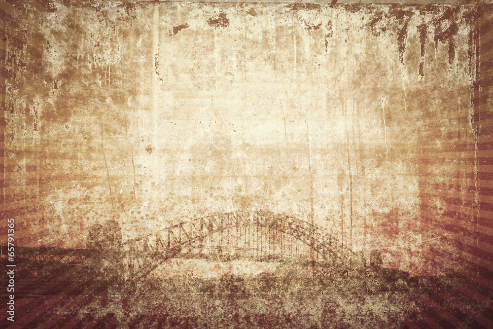 Obraz premium sydney vintage background