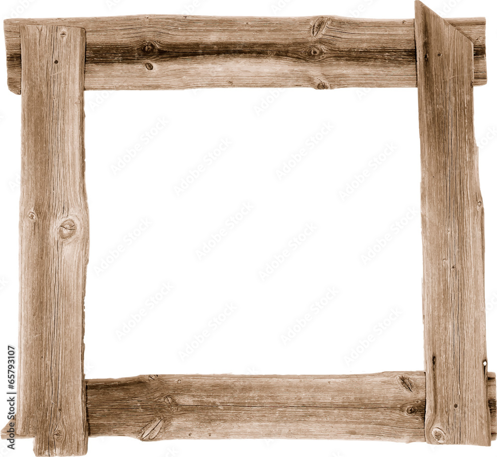 Holz Rahmen Stock-Illustration | Adobe Stock