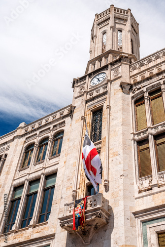 Palazzo Bacaredda, sede del municipio di Cagliari, Sardegna photo