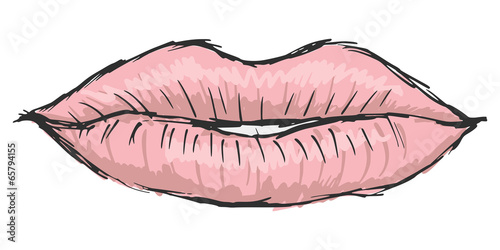 lips of woman