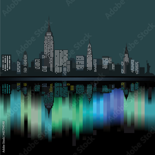 New York City in der Nacht