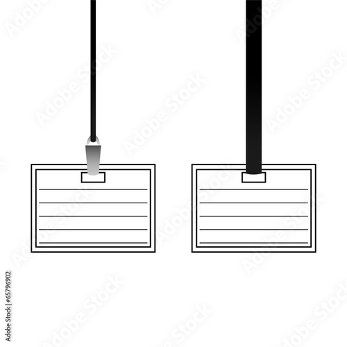 template for contact information. badge