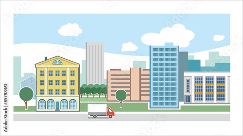 Город (1), City (1)