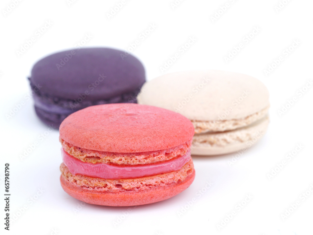 macaroons isolated on white background macaroons isolated on white background