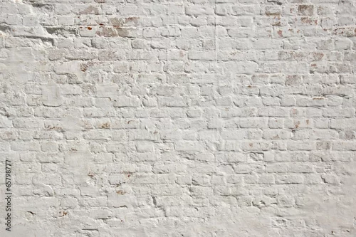 Fototapeta samoprzylepna Biały grunge ściana z cegieł tło