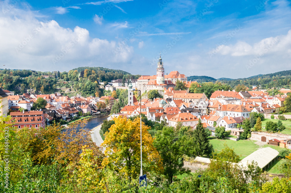 Naklejka premium Cesky Krumlov, Czech Republic