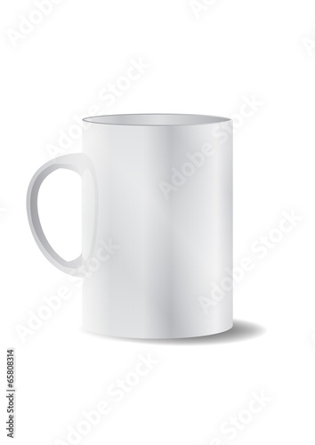simple gray cup with shade