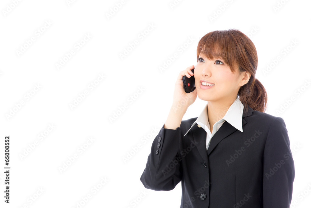 asian businesswoman on white background asian businesswoman on white background