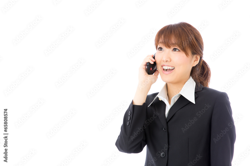 asian businesswoman on white background asian businesswoman on white background