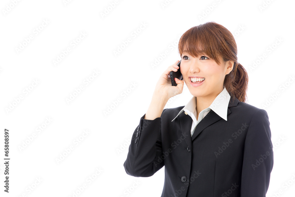 asian businesswoman on white background asian businesswoman on white background