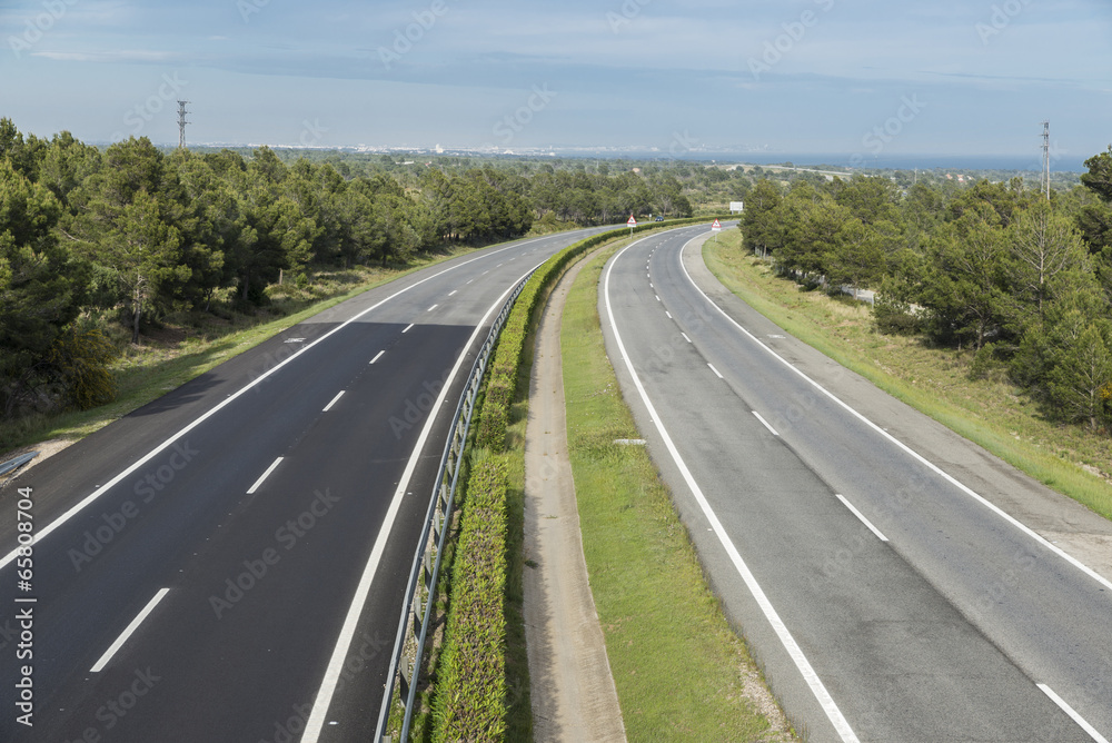 empty highway