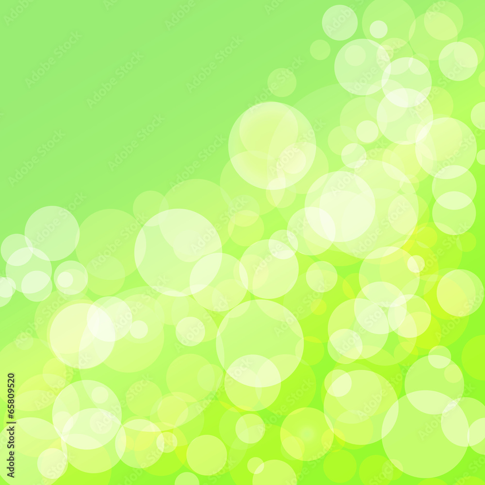 abstract light green background with soft bubbles abstract light green background with soft bubbles
