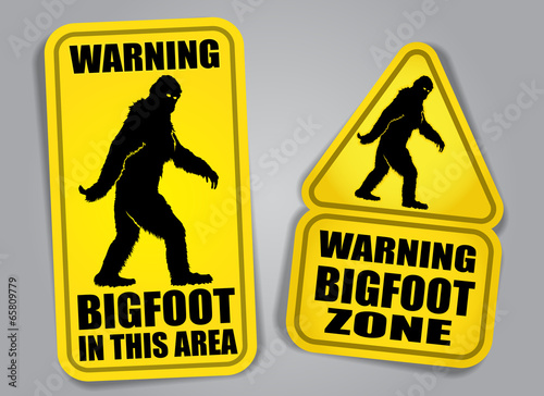 Bigfoot Warning Signs