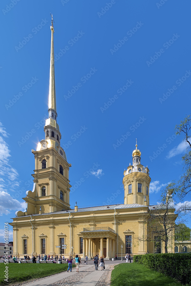 Peter and Paul Cathedral in Saint Petersburg, Russia