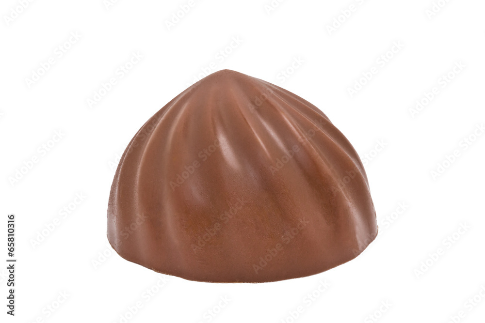 Side macro shot of chocolate candy Side macro shot of chocolate candy