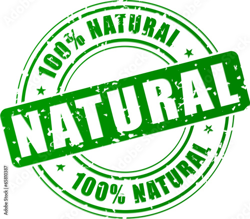 Vector natural stamp