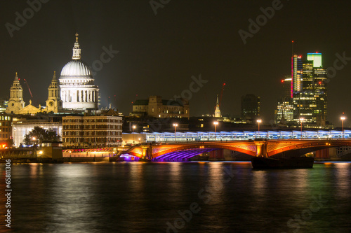 City of London Skyline at Night