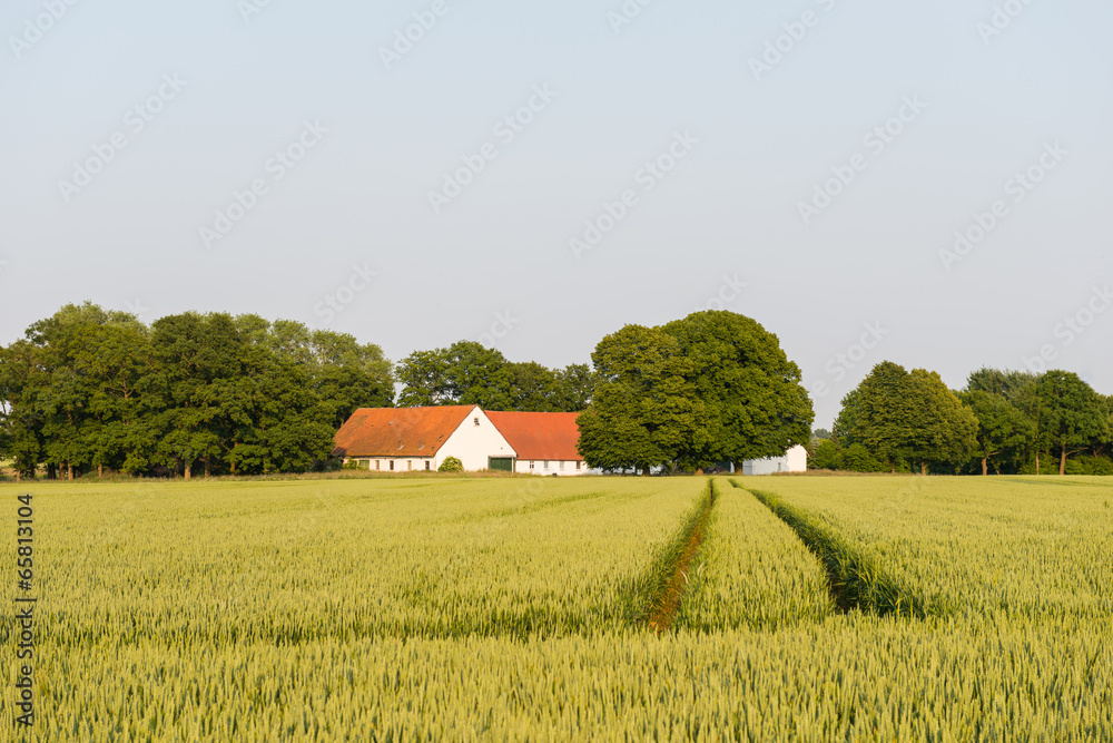 Bauernhaus in ländlicher Gegend Bauernhaus in ländlicher Gegend