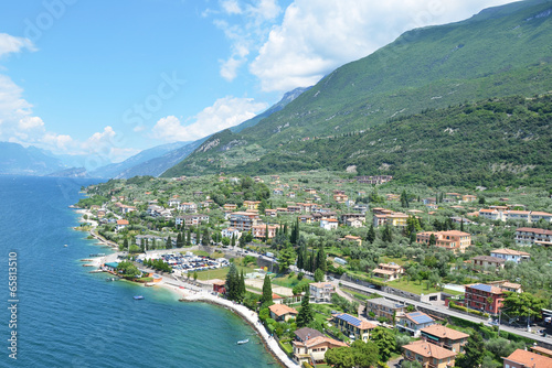 Malcesine - a beautiful relaxed town at lake Garda, Italy