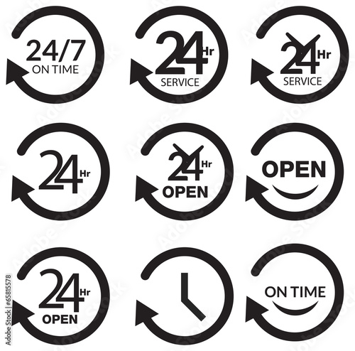 24 X 7 Assistance - Illustration