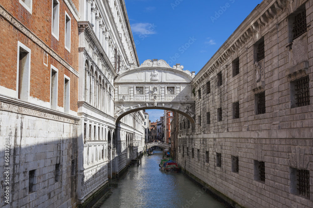 Bridge of Sighs in Venice - Italy
