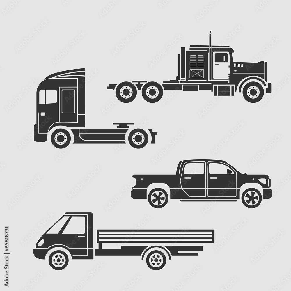 Set of trucks