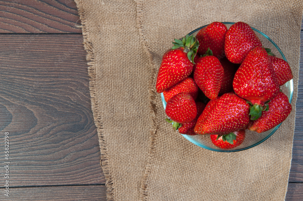 Fresh strawberries in a Bowl