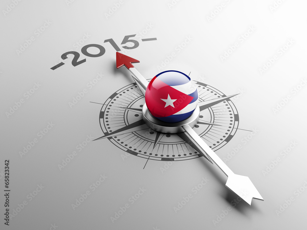 Fototapeta premium Cuba 2015 Concept