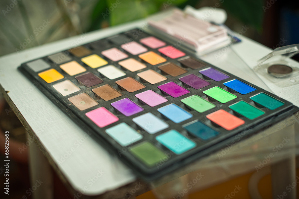 Paints for a make-up. Paints for a make-up.