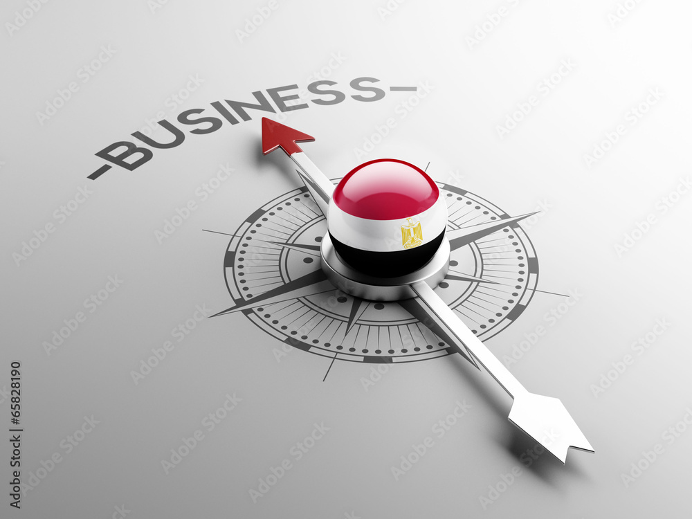 Fototapeta premium Egypt Business Concept