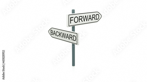 Choice between forward and backward photo