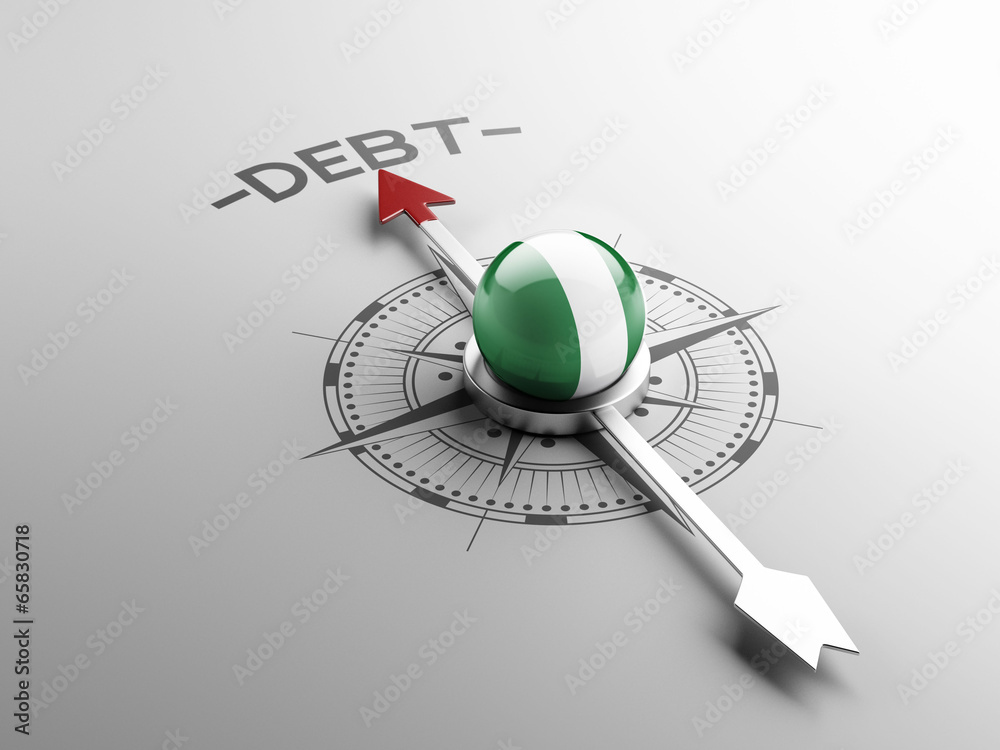 Nigeria Debt Concept